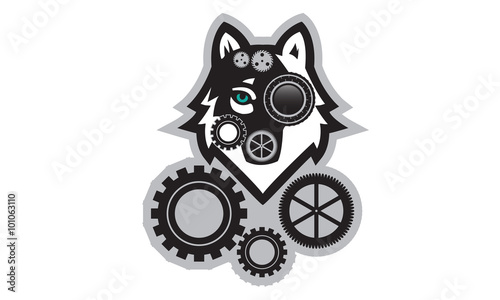 Wolf Steampunk 0001