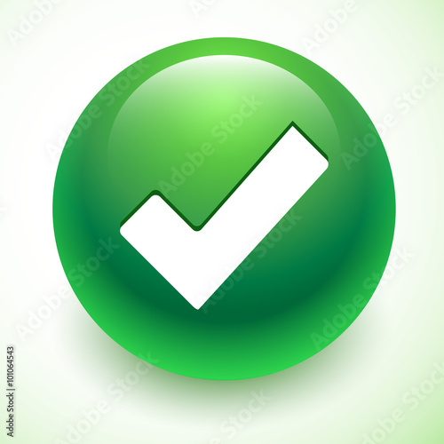 Free Download Accept green symbol isolated - GFXLoad