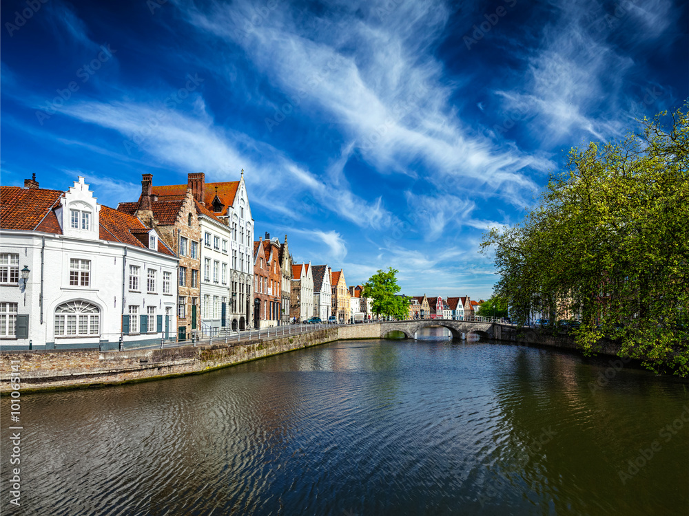 Bruges town view, Belgium