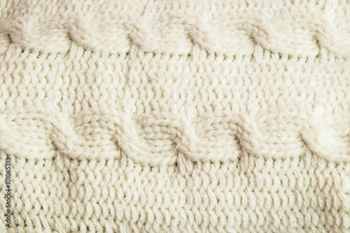warm white knitting background