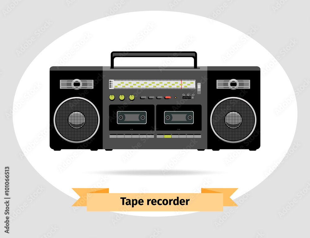 Audio tape recorder retro Audio tape recorder retro