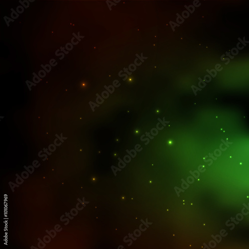 Milky way stars. Stars of a planet and galaxy in a free space.