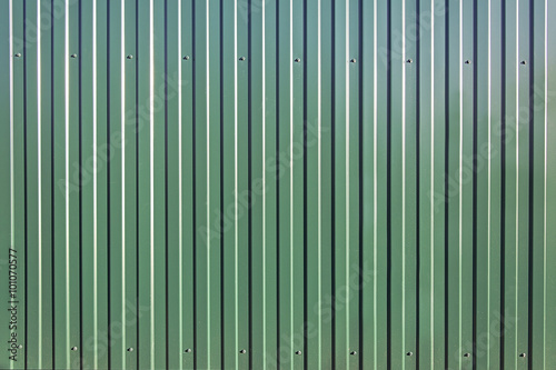 Green metal container background texture