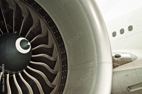 Obraz na płótnie Flugzeugtriebwerk,  Flugzeugturbine, Turbine, Triebwerk, jet