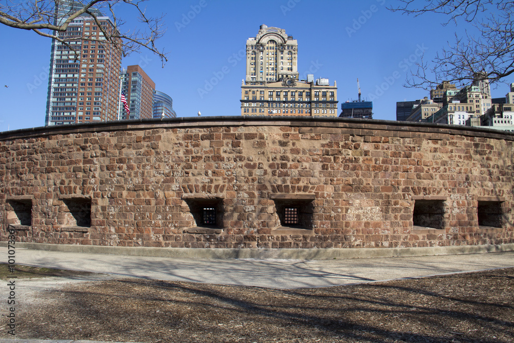 Castle Clinton National Monument in Battery Park New York City