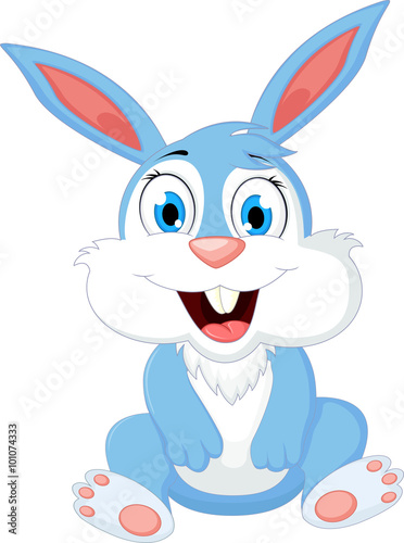 funny cartoon rabbit for you design