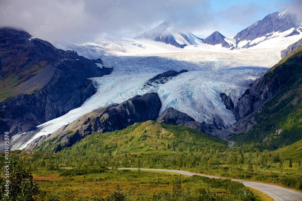 glacier near valdez alaska