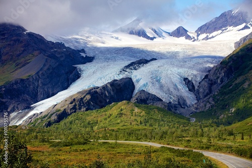 glacier near valdez alaska photo