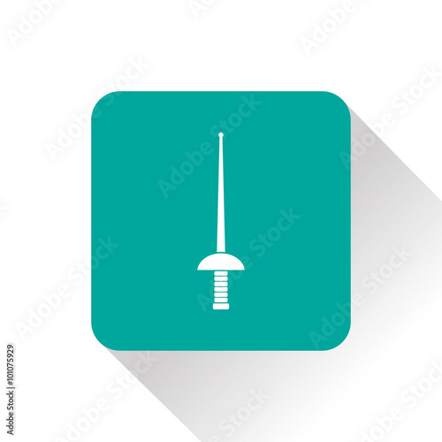 rapier epee vector icon