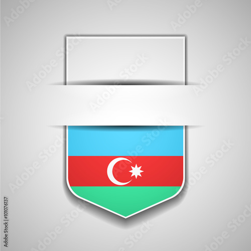 Free Download Azerbaijan shield sign - GFXLoad