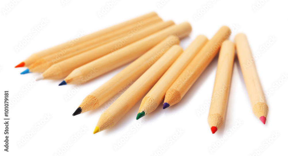 Obraz premium Pencils isolated on white background