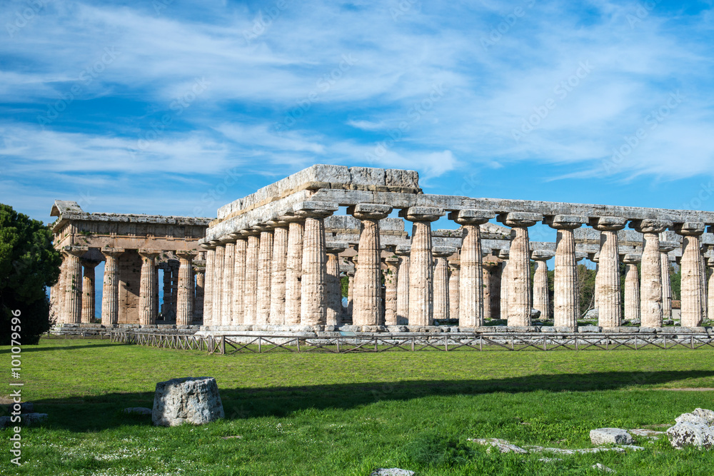 Temple of Paestum - Salerno - italy