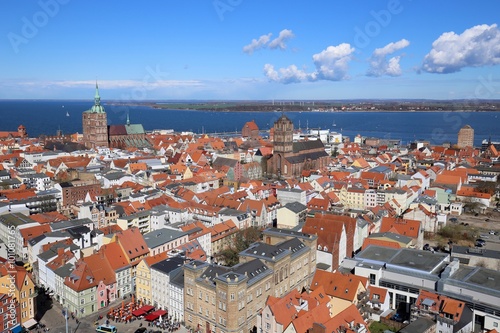 Stralsund von oben photo