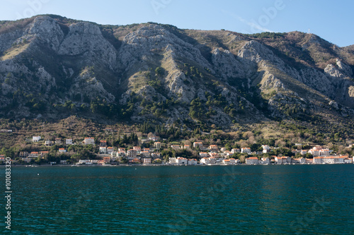Kotor adriatic sea beach summer day © zlajaphoto