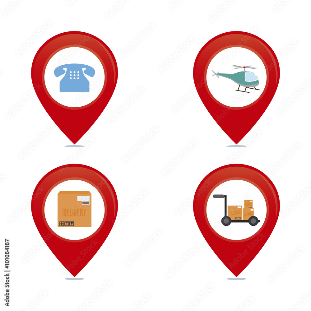 Delivery Objects illustration Delivery Objects illustration