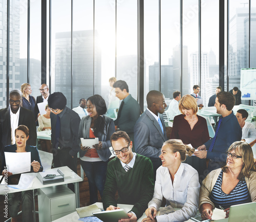 Fotografie Business People Office Working Discussion Team Concept