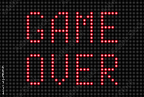 Game Over Message