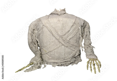 Fotografija mummy horror for halloween isolate on white background