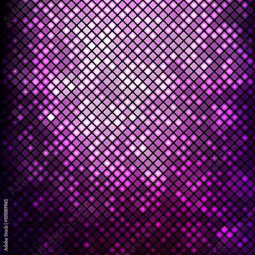 Abstract violet mosaic background