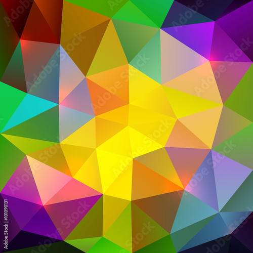 Abstract triangular colorful mosaic background