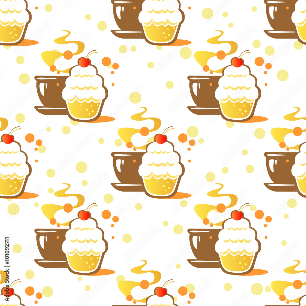 cup cake seamless pattern cup cake seamless pattern