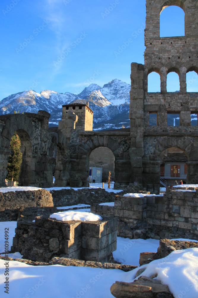 Resti romani ad Aosta