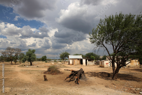 Dorf bei Kalkfeld. Namibia