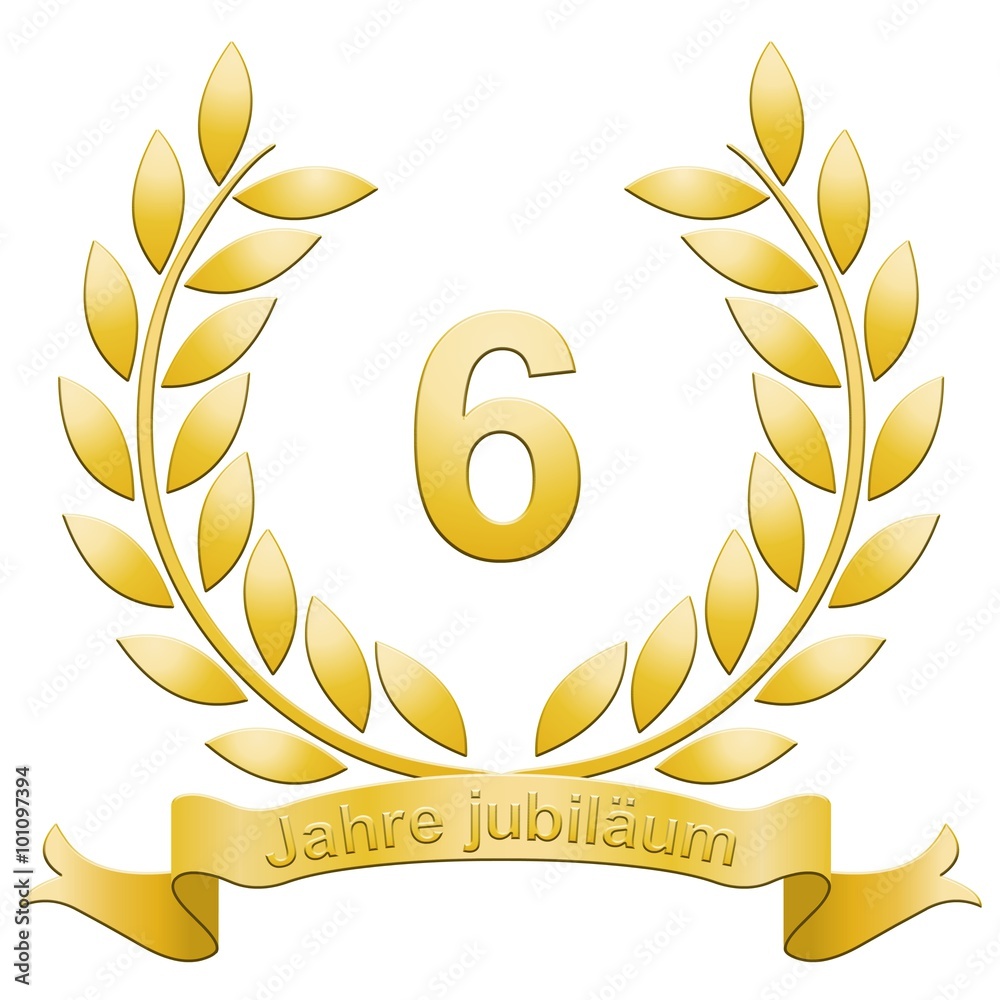 Lorbeerkranz 6 Jahre Jubiläum. Lorbeerkranz 6 Jahre Jubiläum.