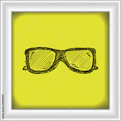 illustration of a pair of sunglasses