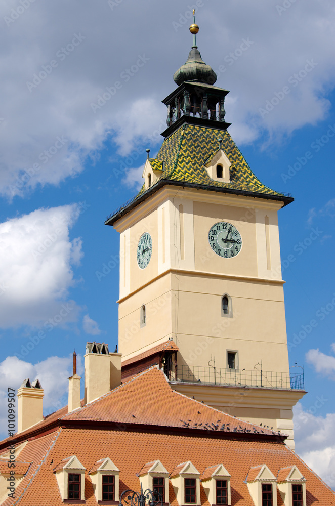 Tower of the gate in Brasov, Romania