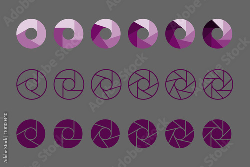 Round infographic, diagram