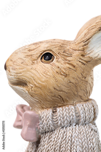 Beautiful handmade easter rabbit.