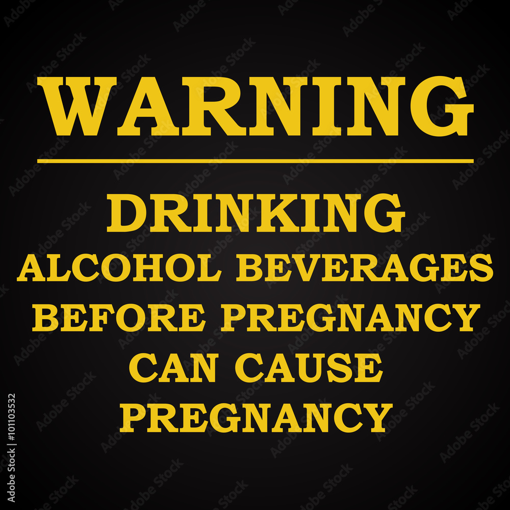 Warning - funny inscription template Warning - funny inscription template