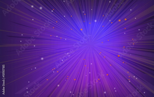Purple space cosmic background with stars and sparkles, for web, design and print.