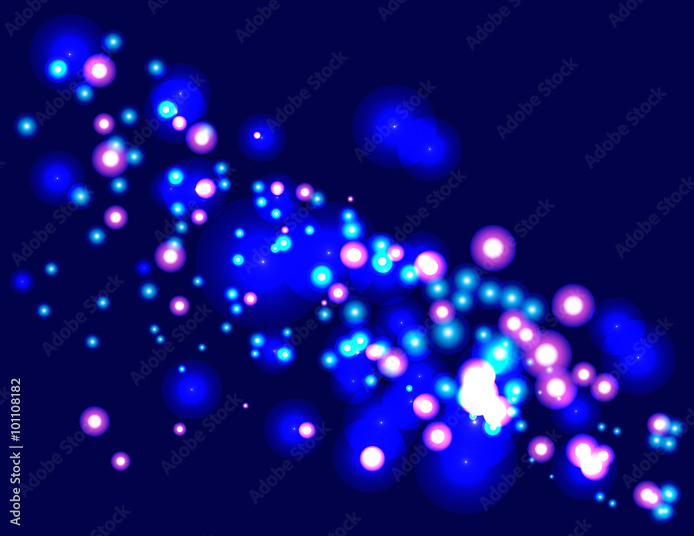 violet sparkle stars in deep blue space background violet sparkle stars in deep blue space background