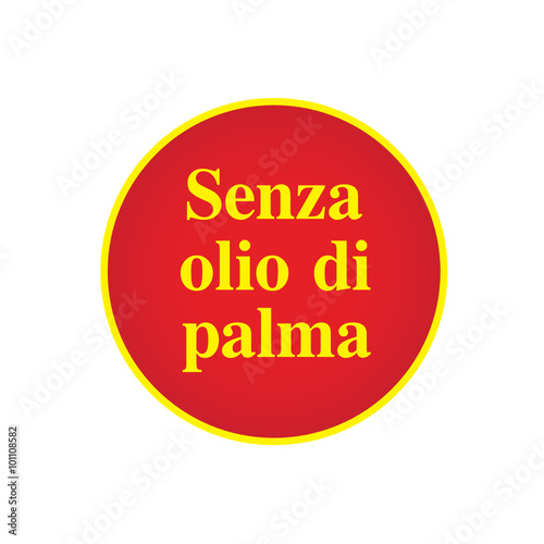 senza olio di palma