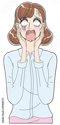 女性　ショック