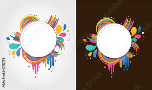 abstract colorful backgrounds with text space