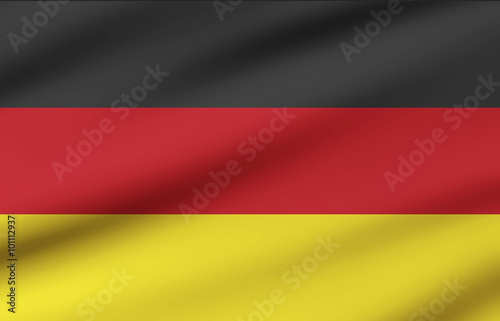 Germany Flag silk fabric background