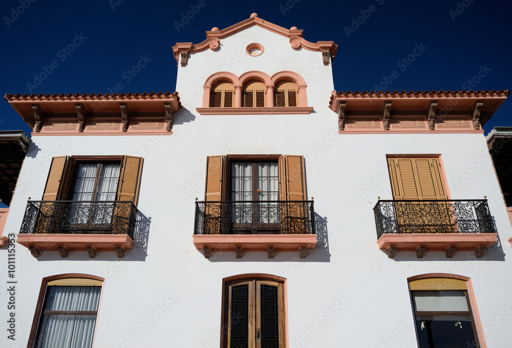 Large White Spanish House