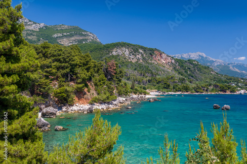 Adriatic summer day sea landscape