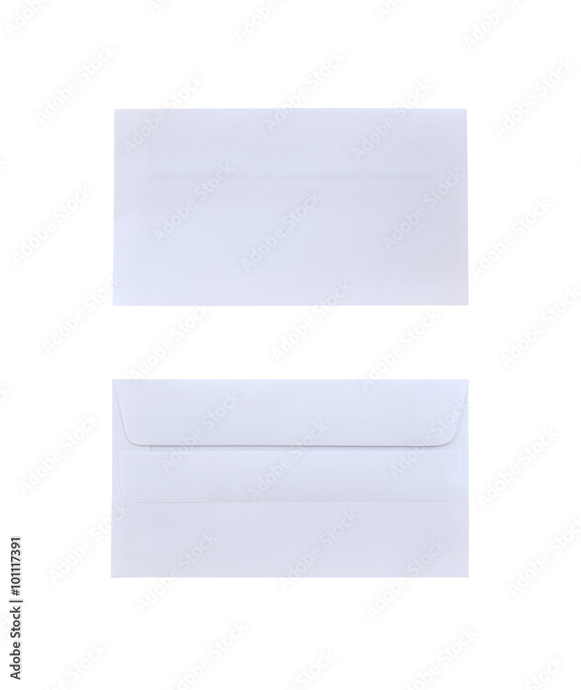 White envelopes
