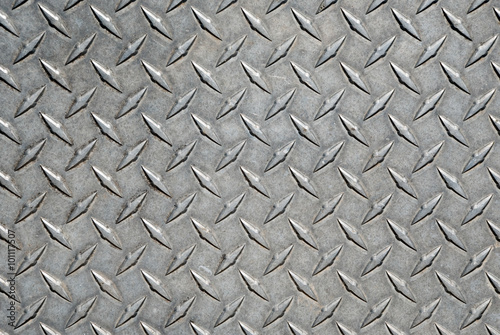 Worn Metal Diamond Tread Plate