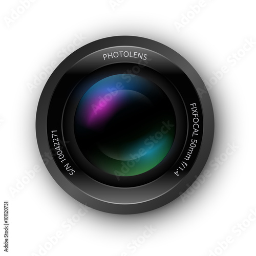 Lens for camer icon