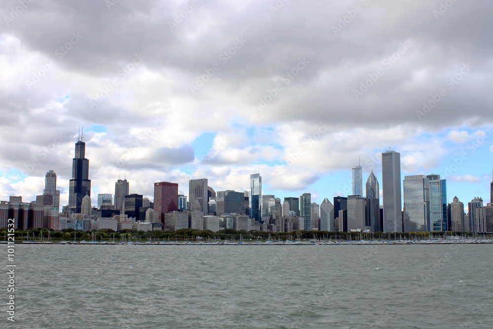 Chicago cityscape view, USA