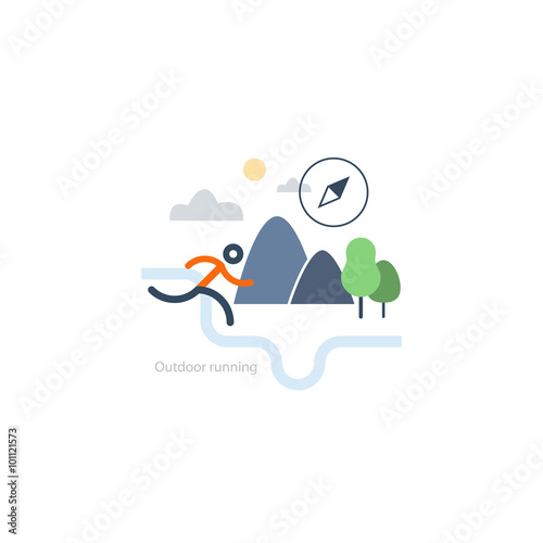 Outdoor running event