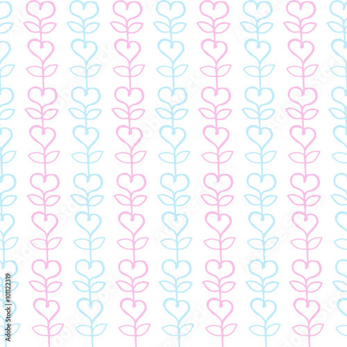 hand-drawn doodle seamless pattern 