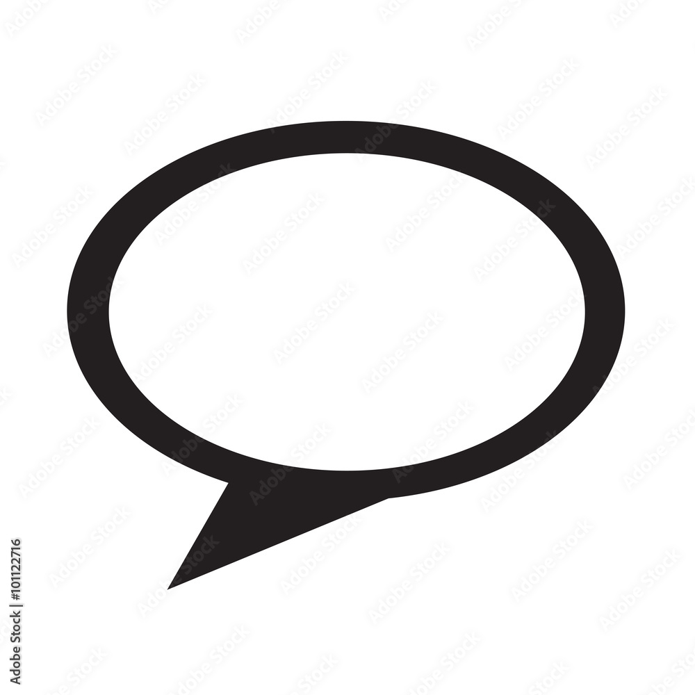 Speech bubble icon Illustration symbol design Speech bubble icon Illustration symbol design