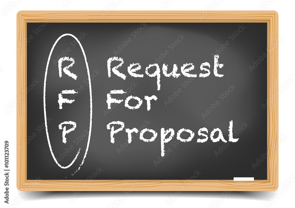 Naklejka premium Request for Proposal