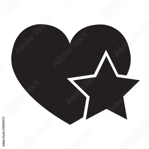 Heart icon Illustration sign design